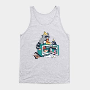 Raccoon and leftovers Tank Top